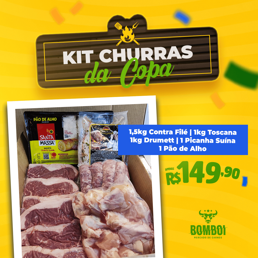 Picanha no kit churrasco do bolão da Copa do Mercado Julifran jogos do  Brasil, veja como PARTICIPAR - Fátima News